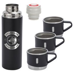 Custom 4-Piece Bottle & Cup Gift Set