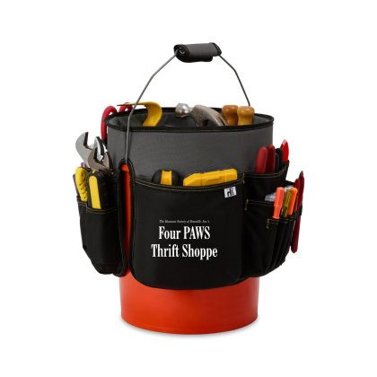 Custom Heritage Supply Pro Recycled rPET 18-inch 5-Gallon Bucket Tool Organizer Custom Heritage Supply Pro Recycled rPET 18-inch 5-Gallon Bucket Tool Organizer