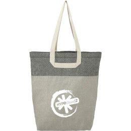 Custom Recycled Cotton U-Handle Book Tote