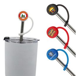 Custom Straw Topper With Full Color Imprint Custom Straw Topper With Full Color Imprint