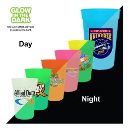 Custom 17 oz Nite Glow Stadium Cup