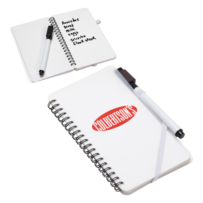 Custom Write + Wipe Erasable Jotter Notebook 