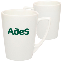 Custom 10 oz. Latte Porcelain Mugs with Custom Imprint
