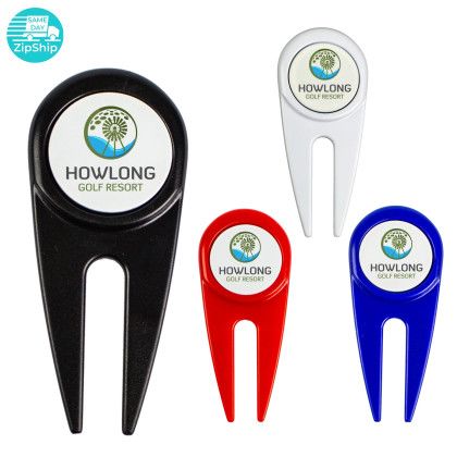 Custom Divot Tool with Magnetic Ball Marker - All Colors Custom Divot Tool with Magnetic Ball Marker - All Colors