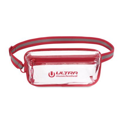 Custom Sigma Clear Mini Sling Bag - Red Custom Sigma Clear Mini Sling Bag - Red
