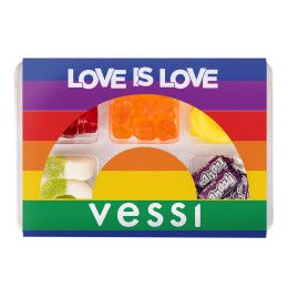 Custom Pride Rainbow Die Cut Nested Candy Box Custom Pride Rainbow Die Cut Nested Candy Box
