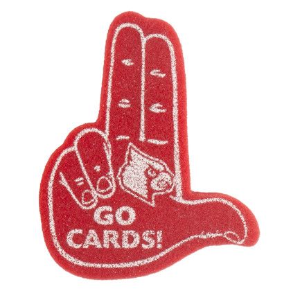 Custom 6.5" Two Fingers Foam Mini - Red Custom 6.5" Two Fingers Foam Mini - Red