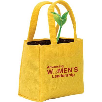 Custom Sprout Tote Bag - Bright Yellow Custom Sprout Tote Bag - Bright Yellow