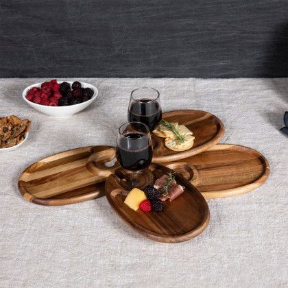 Custom Wine Appetizer Plate Set Of 4 Custom Wine Appetizer Plate Set Of 4