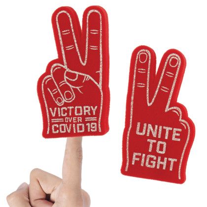 Custom 6.5" Classic Victory Foam Mini - Red Custom 6.5" Classic Victory Foam Mini - Red