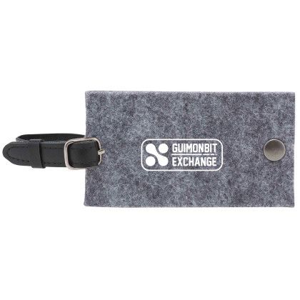 Custom THE GOODS Recycled Felt Luggage Tag Custom THE GOODS Recycled Felt Luggage Tag