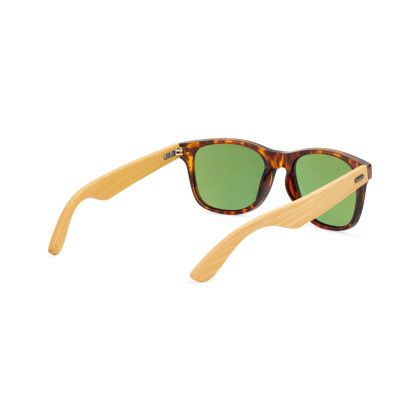 Custom CapeShades Recycled Bamboo Sunglasses Tortoise Frame - Back View Custom CapeShades Recycled Bamboo Sunglasses Tortoise Frame - Back View