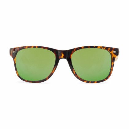 Custom CapeShades Recycled Bamboo Sunglasses Tortoise Frame - Front View Custom CapeShades Recycled Bamboo Sunglasses Tortoise Frame - Front View
