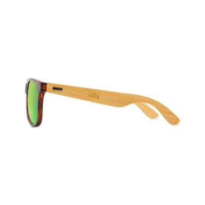 Custom CapeShades Recycled Bamboo Sunglasses Tortoise Frame - Side View Custom CapeShades Recycled Bamboo Sunglasses Tortoise Frame - Side View