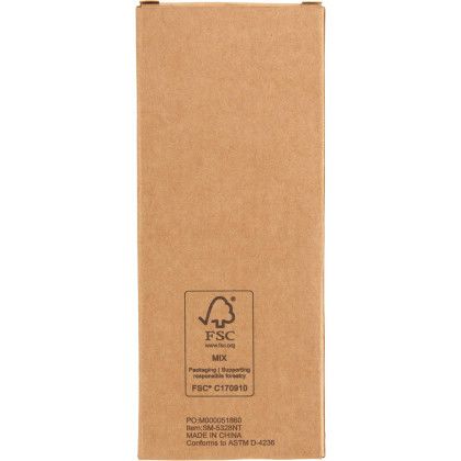 Custom 4-Piece Square Recycled Highlighter Set - Back view Custom 4-Piece Square Recycled Highlighter Set - Back view