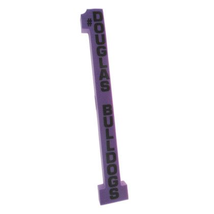 Custom 24" x 3.5" #1 Foam Noodle - Purple