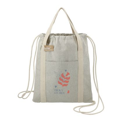Custom Repose 5 oz. Recycled Cotton Drawstring Bag - Natural