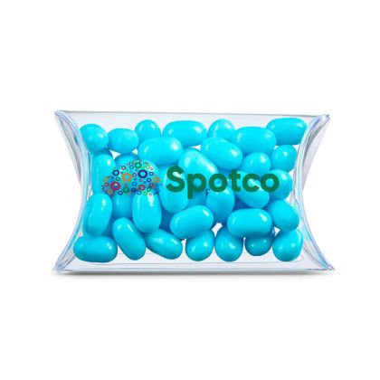 Imprinted 3" Pillow Box of Mini Mints - All color - Light blue Imprinted 3" Pillow Box of Mini Mints - All color - Light blue