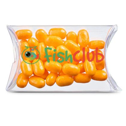 Imprinted 3" Pillow Box of Mini Mints - All color - Orange Imprinted 3" Pillow Box of Mini Mints - All color - Orange