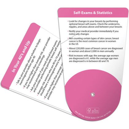 Custom Folding Fan - Breast Cancer Awareness - Multicolor - Open View 