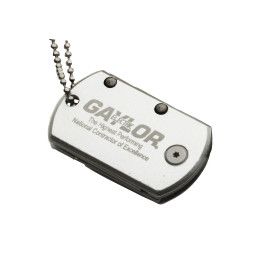 Custom Dog Tag Knife - Silver Custom Dog Tag Knife - Silver