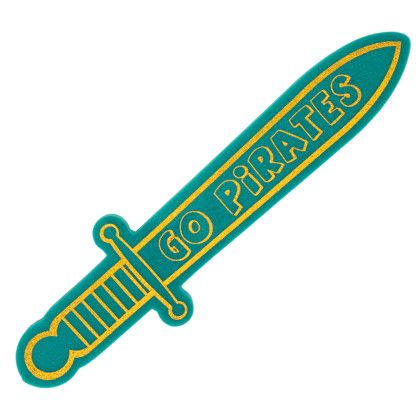 Custom 20" Sword Foam Waver - Kelly green Custom 20" Sword Foam Waver - Kelly green