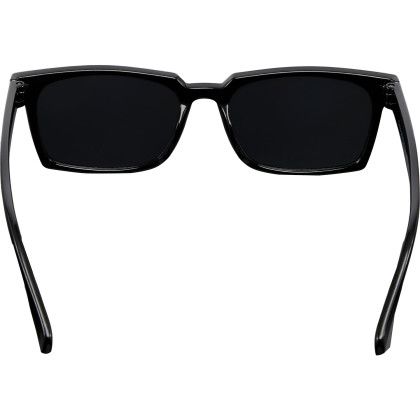 Custom Ashley Recycled Square Sunglasses - Black Back view Custom Ashley Recycled Square Sunglasses - Black Back view