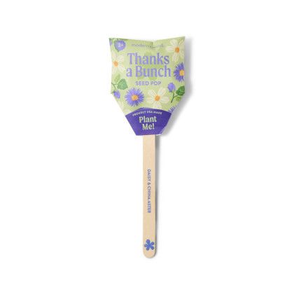 Custom Modern Sprout Flower Seed Pop - Thanks a Bunch Custom Modern Sprout Flower Seed Pop - Thanks a Bunch