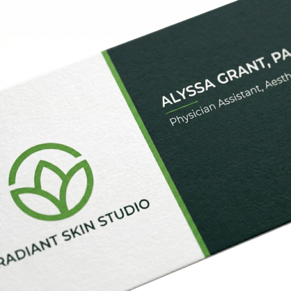 Standard 14PT Matte Business Card - Front Only Design Standard 14PT Matte Business Card - Front Only Design