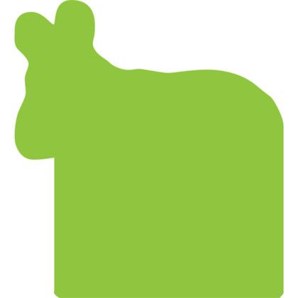 Custom Stock Shape Hand Fan - Donkey Custom Stock Shape Hand Fan - Donkey