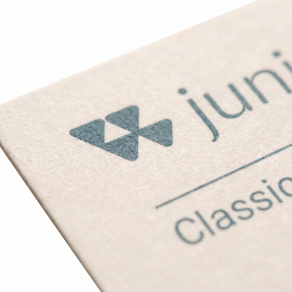 Premium 16PT Matte Business Card - Front Only Design