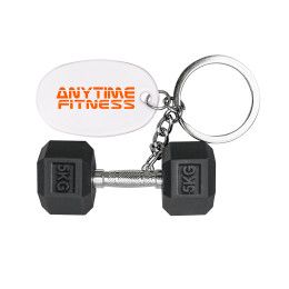 Custom Dumbbell Keychain 