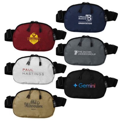 Custom Crossbody Honeycomb Sling Fanny Waist Pack - All Colors 