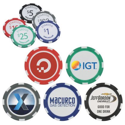 Custom 11.5 g Striped Poker Chips - All Colors Custom 11.5 g Striped Poker Chips - All Colors