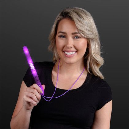 Custom Flashing LED Purple Patrol Wand Custom Flashing LED Purple Patrol Wand