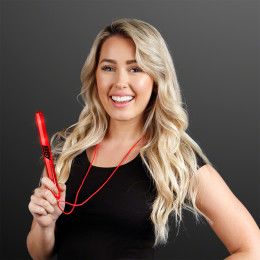 Custom Flashing LED Red Patrol Wands Custom Flashing LED Red Patrol Wands