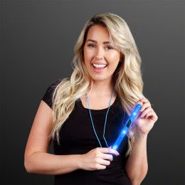 Custom Flashing LED Blue Patrol Wands Custom Flashing LED Blue Patrol Wands