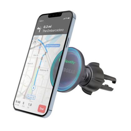 Custom HyperGear Mag Grip Magnetic Phone Mount with MagSafe Vent - In use Custom HyperGear Mag Grip Magnetic Phone Mount with MagSafe Vent - In use