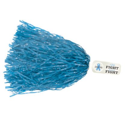 Custom Awareness Poms, 500 Streamers - Light blue Custom Awareness Poms, 500 Streamers - Light blue