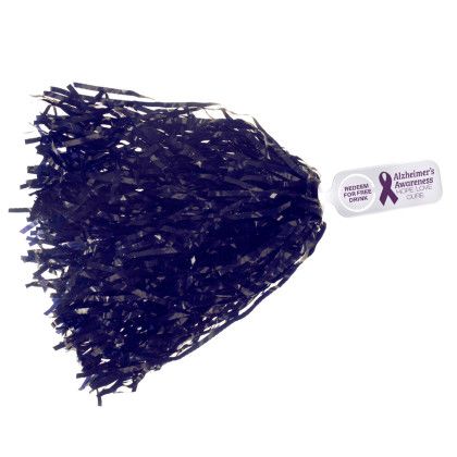 Custom Awareness Poms, 500 Streamers - Purple Custom Awareness Poms, 500 Streamers - Purple
