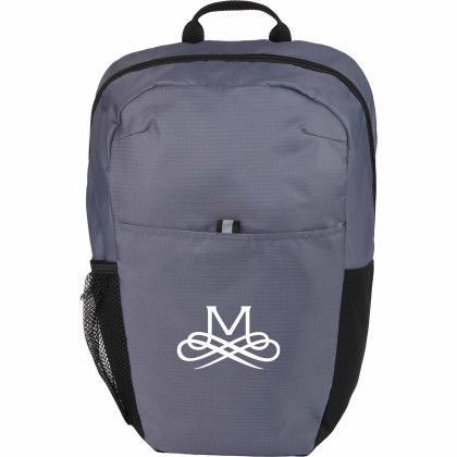 Custom Rocky Recycled 15" Computer Backpack - Gray