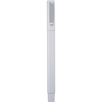 Custom Ambassador Square Ballpoint Pen - White back view