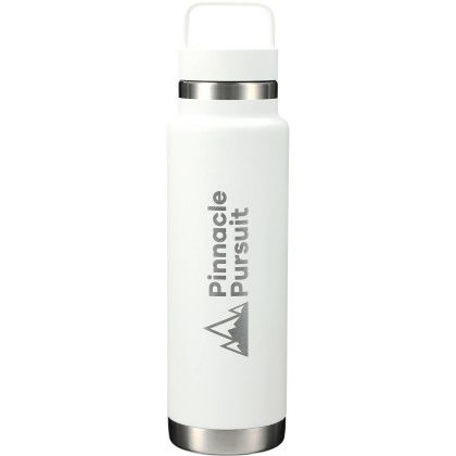 Custom Colton Copper Vacuum Insulated Bottle 20 oz - White