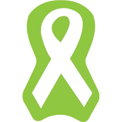 Custom Stock Shape Hand Fan - Awareness Ribbon Custom Stock Shape Hand Fan - Awareness Ribbon