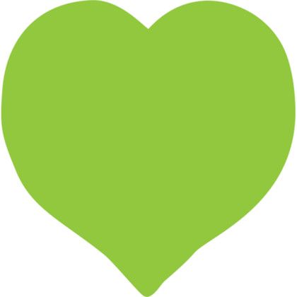 Custom Stock Shape Hand Fan - Heart Custom Stock Shape Hand Fan - Heart