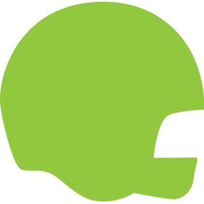 Custom Stock Shape Hand Fan - Helmet Custom Stock Shape Hand Fan - Helmet