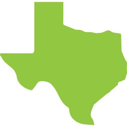 Custom Stock Shape Hand Fan - Texas Custom Stock Shape Hand Fan - Texas