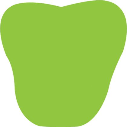Custom Stock Shape Hand Fan - Tooth Custom Stock Shape Hand Fan - Tooth