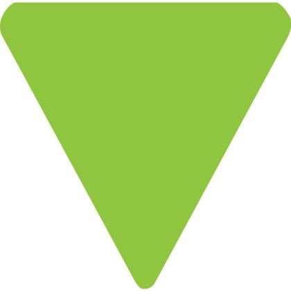 Custom Stock Shape Hand Fan - Triangle Custom Stock Shape Hand Fan - Triangle