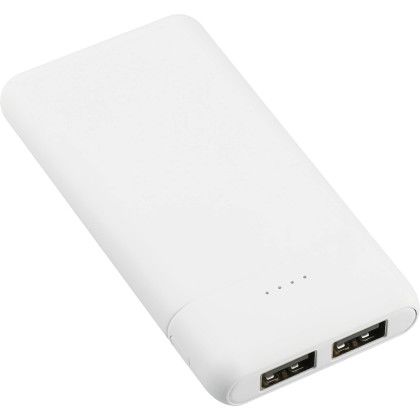 Custom Tilt High Density 5000 mAh Power Bank - Front View Custom Tilt High Density 5000 mAh Power Bank - Front View